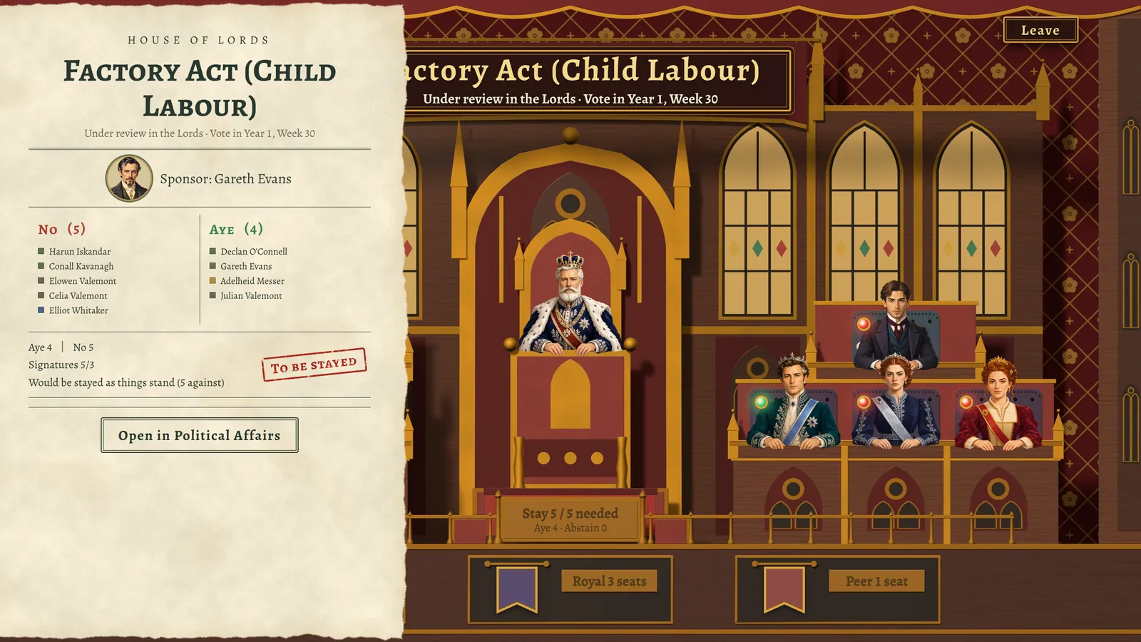 Commons and Lords